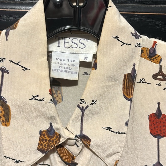 VINTAGE SILK BLOUSE - Picture 5 of 5